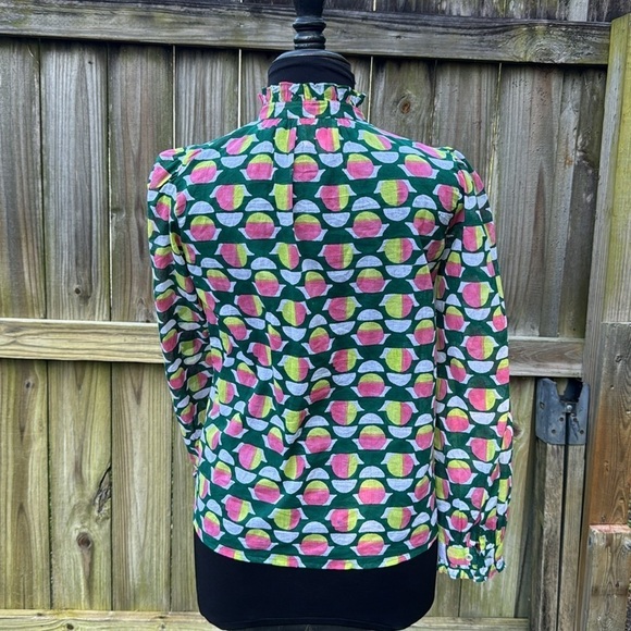 Banjanan cotton button up shirt, size XS - Picture 4 of 7